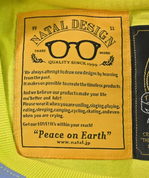 NATAL DESIGN（ネイタルデザイン）Tシャツ・カットソー 黄 サイズ:F メンズ/2200615289144