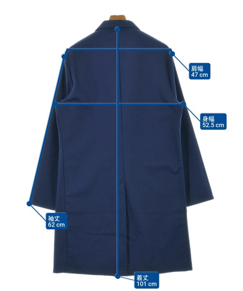 ALEXANDRA（アレクサンドラ）チェスターコート 青 サイズ:50(L位) メンズ/2200524679081