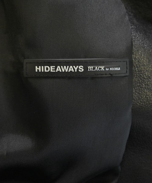 HIDEAWAYS NICOLE（ハイダウェイニコル）カジュアルジャケット 黒 サイズ:50(XL位) メンズ/2200649986026