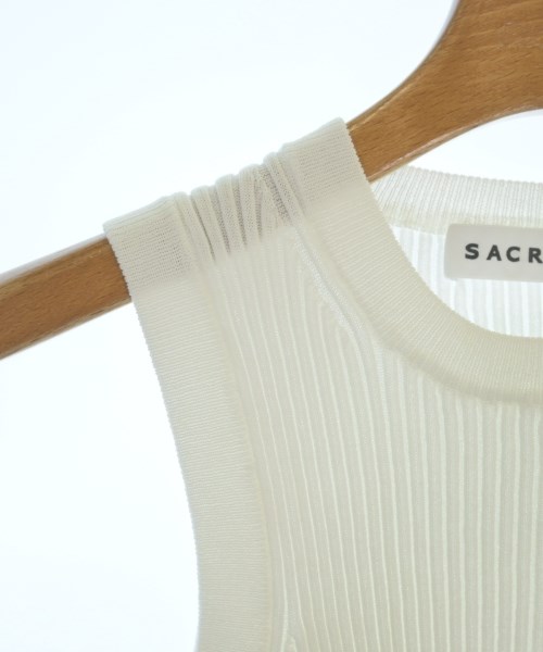 SACRA（サクラ）ベスト/ノースリーブ 白 サイズ:38(M位) レディース/2200643827172