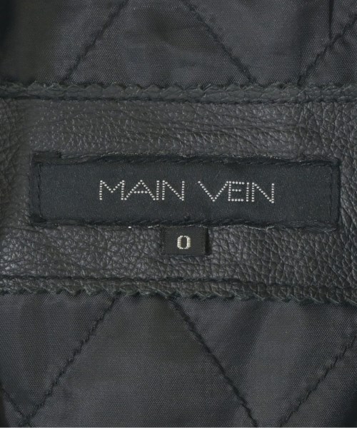 MAIN VEIN（メインベイン）ライダース 茶 サイズ:0(XS位) メンズ/2200672947049
