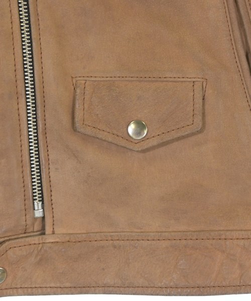 MAIN VEIN（メインベイン）ライダース 茶 サイズ:0(XS位) メンズ/2200672947049