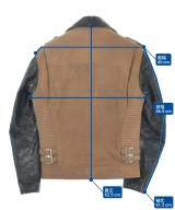 MAIN VEIN（メインベイン）ライダース 茶 サイズ:0(XS位) メンズ/2200672947049