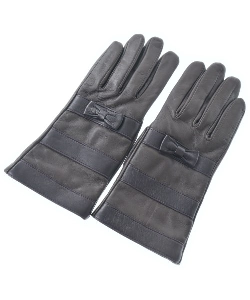 U by ungaro(ユーバイウンガロ)手袋 茶 サイズ:21cm/2200657307066