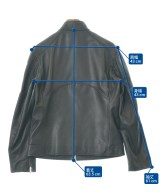 quattrocchi（クアトロッキ）ライダース 黒 サイズ:46(M位) メンズ/2200667478022