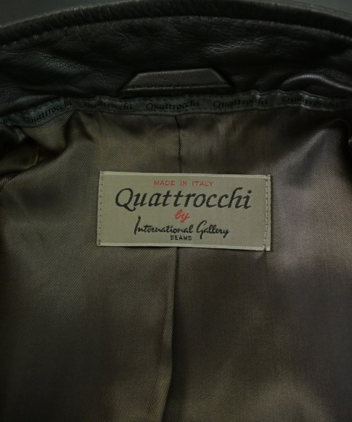 quattrocchi（クアトロッキ）ライダース 黒 サイズ:44(S位) メンズ/2200688148010