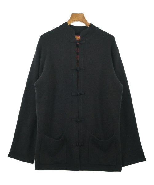 SHANGHAI TANG(シャンハイ　タン)カーディガン 黒 サイズ:XL/2200680738059