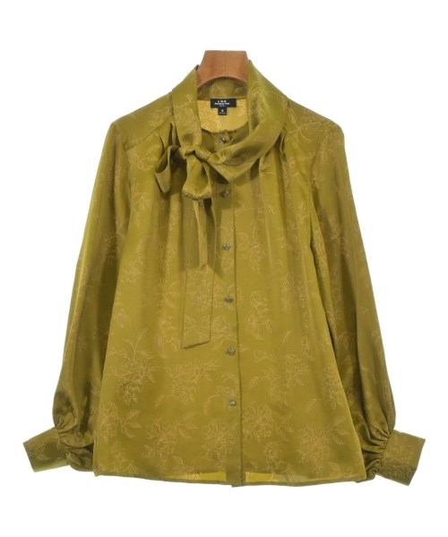 SHANGHAI TANG(シャンハイ　タン)カジュアルシャツ ゴールド サイズ:S/2200649689064