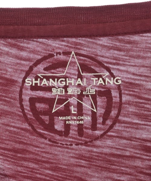 SHANGHAI TANG（シャンハイ　タン）Tシャツ・カットソー 赤 サイズ:L メンズ/2200684134208