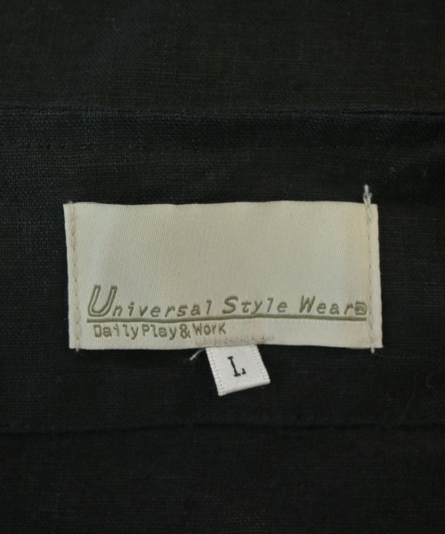 UNIVERSAL STYLE WEAR（ユニバーサルスタイルウェア）カジュアルシャツ 黒 サイズ:L メンズ/2200647446027