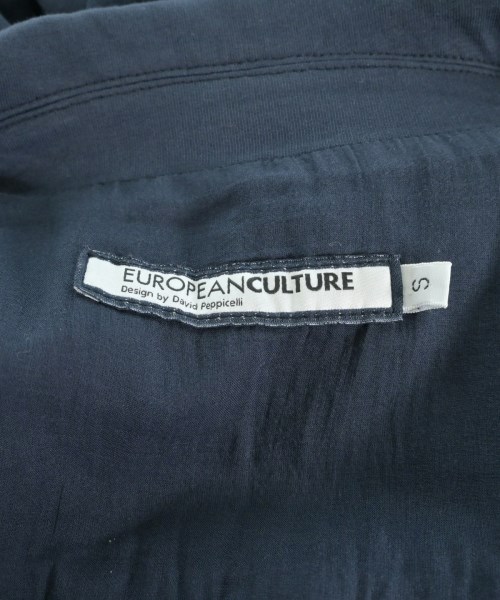 EUROPEAN CULTURE（ヨーロピアンカルチャー）チェスターコート 紺 サイズ:S レディース/2200723857075