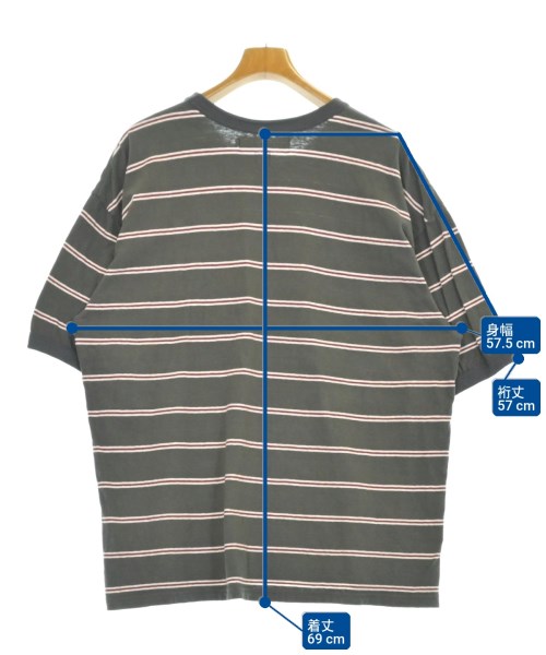 mellow people（メローピープル）Tシャツ・カットソー カーキ サイズ:L メンズ/2200686156055
