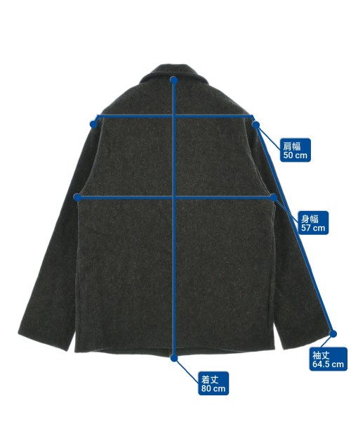 LE LABOUREUR（ルラブルール）カバーオール グレー サイズ:3(L位) メンズ/2200645454055