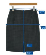 2e MUSEE D'UJI（ドゥーズィーエムミューゼドゥウジ）ひざ丈スカート 黒 サイズ:38(S位) レディース/2200636110113