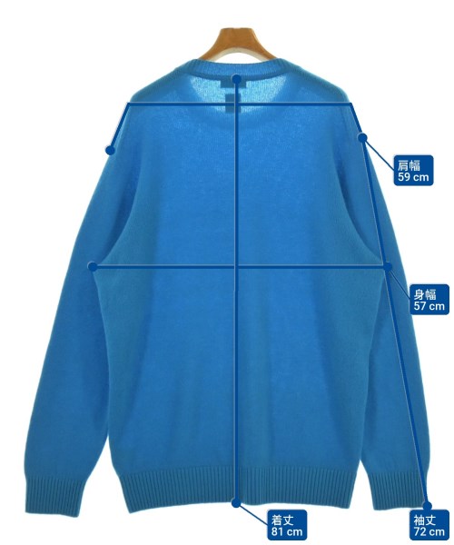 gim（ジム）ニット・セーター 青 サイズ:2XL(XXL位) メンズ/2200603140075