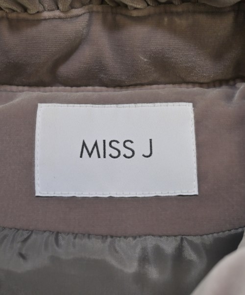 MISS J （ミスジェイ）ダウンジャケット/ダウンベスト ベージュ サイズ:40(M位) レディース/2200616318027