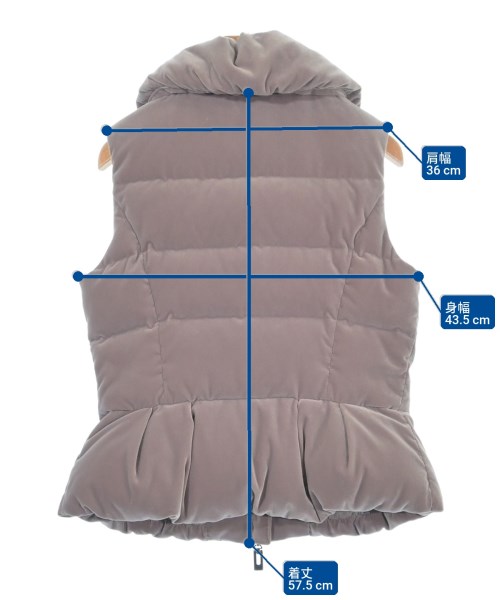 MISS J （ミスジェイ）ダウンジャケット/ダウンベスト ベージュ サイズ:40(M位) レディース/2200616318027