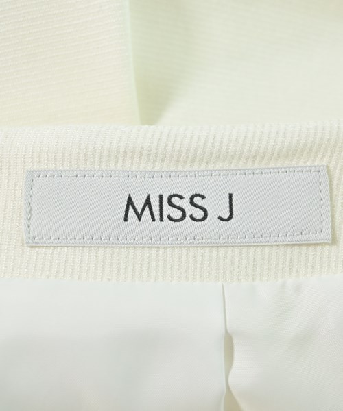 MISS J （ミスジェイ）ひざ丈スカート 白 サイズ:40(M位) レディース/2200700548118