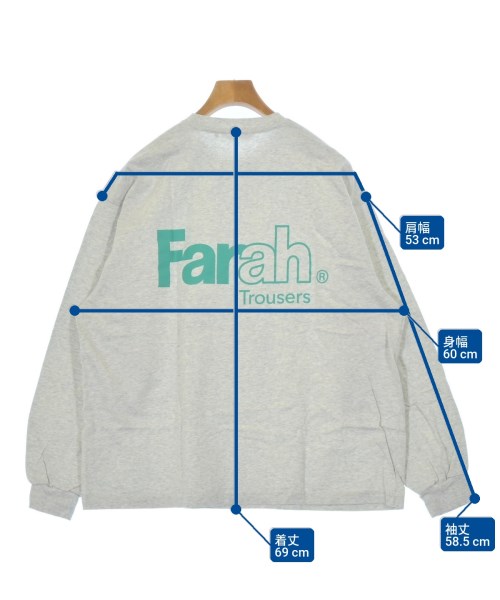 FARAH（ファーラー）Tシャツ・カットソー グレー サイズ:XL メンズ/2200658982224