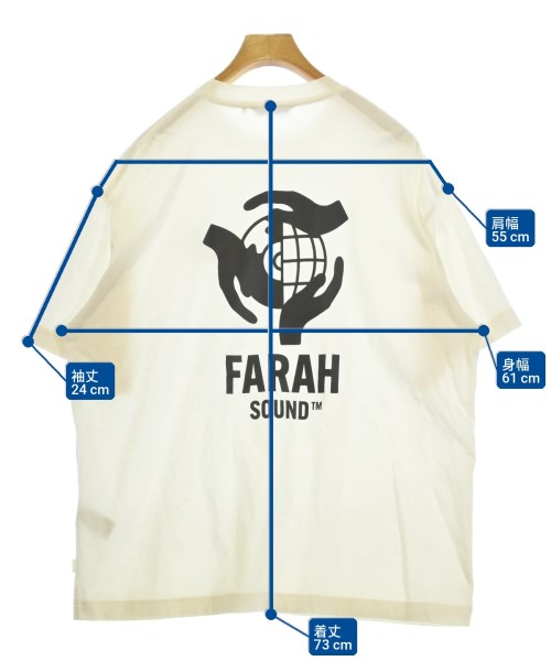 FARAH（ファーラー）Tシャツ・カットソー 白 サイズ:L メンズ/2200721214436