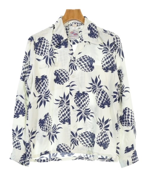 Kahanamoku(カハナモク)カジュアルシャツ 白 サイズ:S/2200670758081