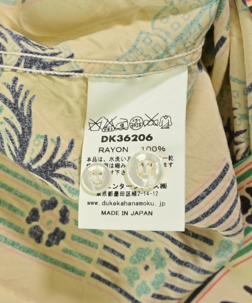 Kahanamoku（カハナモク）カジュアルシャツ ベージュ サイズ:S メンズ/2200715535202