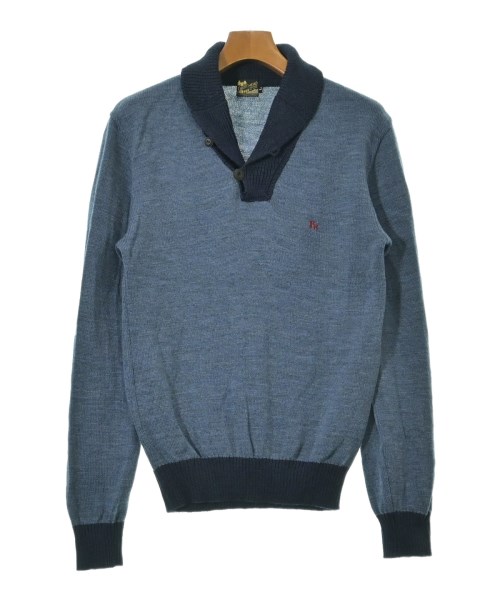 THE FLAT HEAD(ザフラットヘッド)ニット・セーター 青 サイズ:L/2200657760038