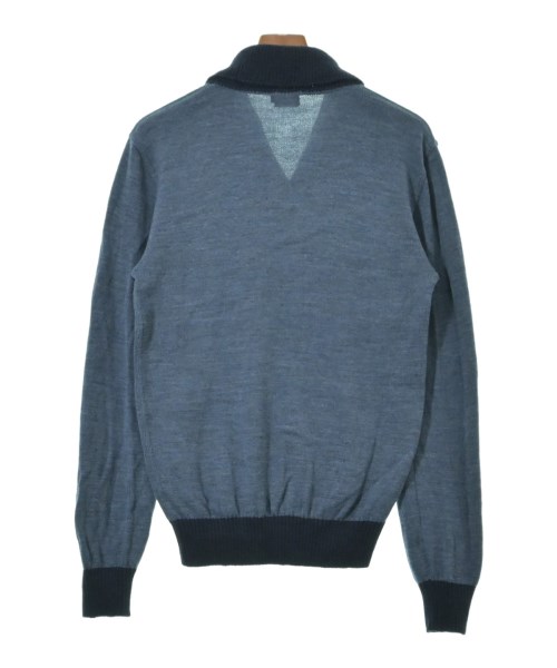 THE FLAT HEAD（ザフラットヘッド）ニット・セーター 青 サイズ:L メンズ/2200657760038