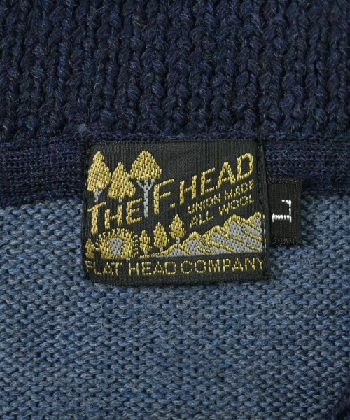 THE FLAT HEAD（ザフラットヘッド）ニット・セーター 青 サイズ:L メンズ/2200657760038