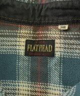 THE FLAT HEAD（ザフラットヘッド）カジュアルシャツ 青 サイズ:38(S位) メンズ/2200729202343