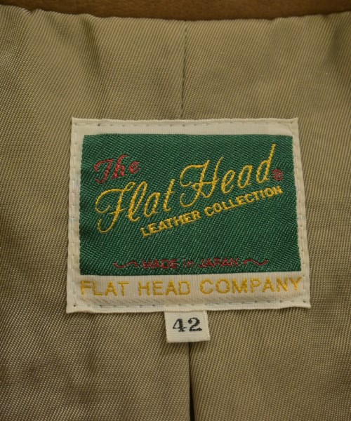 THE FLAT HEAD（ザフラットヘッド）ライダース 茶 サイズ:42(L位) メンズ/2200727908018