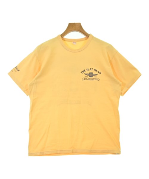 THE FLAT HEAD(ザフラットヘッド)Tシャツ・カットソー 黄 サイズ:42(L位)/2200689326127