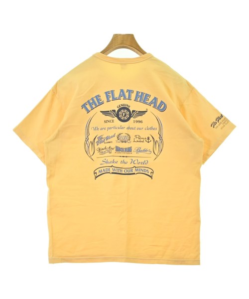 THE FLAT HEAD（ザフラットヘッド）Tシャツ・カットソー 黄 サイズ:42(L位) メンズ/2200689326127