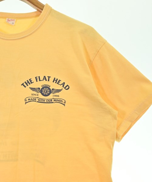 THE FLAT HEAD（ザフラットヘッド）Tシャツ・カットソー 黄 サイズ:42(L位) メンズ/2200689326127