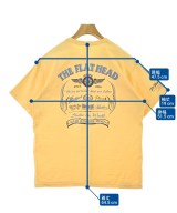 THE FLAT HEAD（ザフラットヘッド）Tシャツ・カットソー 黄 サイズ:42(L位) メンズ/2200689326127