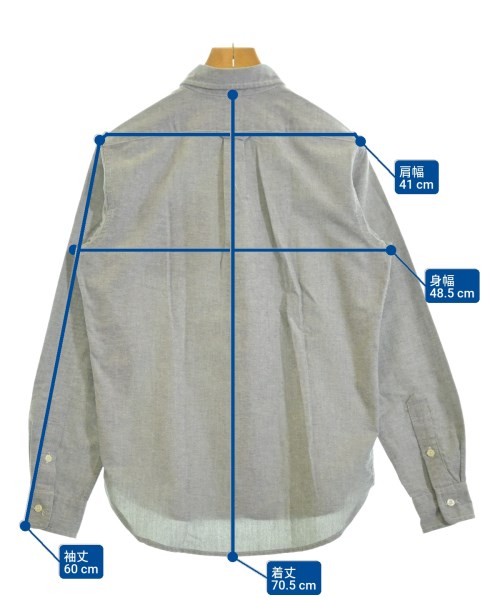 PINECONE（パインコーン）カジュアルシャツ グレー サイズ:M メンズ/2200671736088