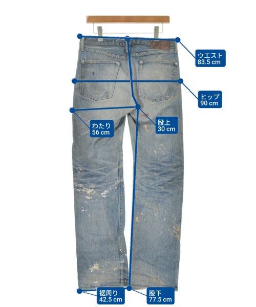 HEDDIE LOVU（エディールーヴ）デニムパンツ 青 サイズ:32(L位) メンズ/2200635243010