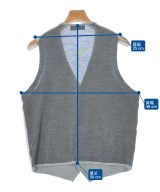 MAURIZIO BALDASSARI（マウリツィオバルダサーリ）ベスト グレー サイズ:48(L位) メンズ/2200649101085