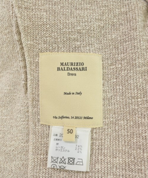 MAURIZIO BALDASSARI（マウリツィオバルダサーリ）カジュアルジャケット ベージュ サイズ:50(XL位) メンズ/2200697277046