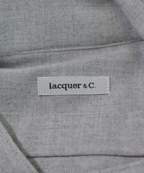 lacquer&c（ラクアアンドシー）カジュアルシャツ グレー サイズ:1(S位) メンズ/2200637229418