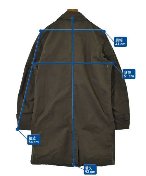 dip（ディップ）ステンカラーコート カーキ サイズ:S メンズ/2200624811060