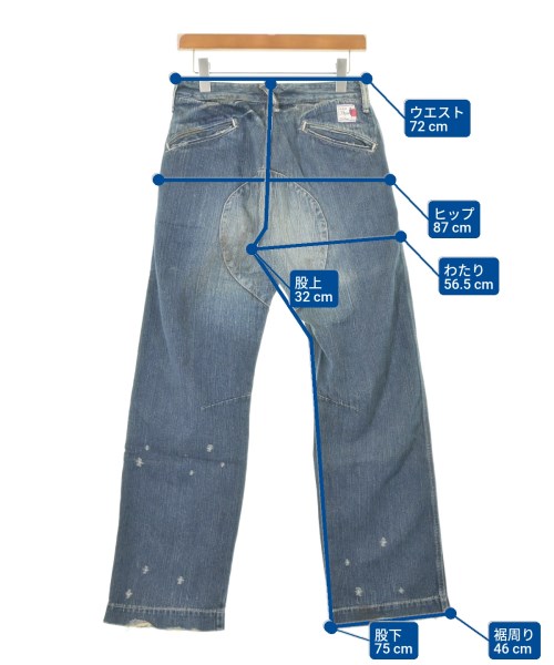 Prps（ピーアールーピーエス）デニムパンツ 紺 サイズ:28(S位) メンズ/2200631049081