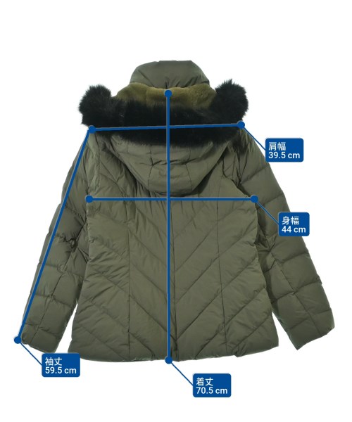 SPOOM（スプーム）ダウンジャケット/ダウンベスト カーキ サイズ:36(S位) レディース/2200677465029