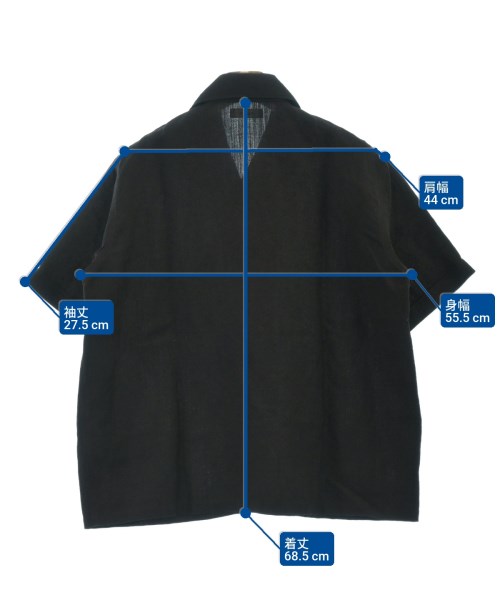 FUJITO（フジト）カジュアルシャツ 黒 サイズ:1(S位) メンズ/2200629407176