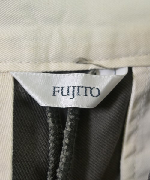 FUJITO（フジト）チノパン グレー サイズ:34(XL位) メンズ/2200640073596