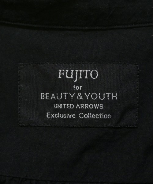 FUJITO（フジト）カジュアルシャツ 黒 サイズ:XS メンズ/2200661331149