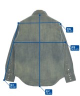 HEATH（ヒース）カジュアルシャツ 紺 サイズ:M メンズ/2200635431103