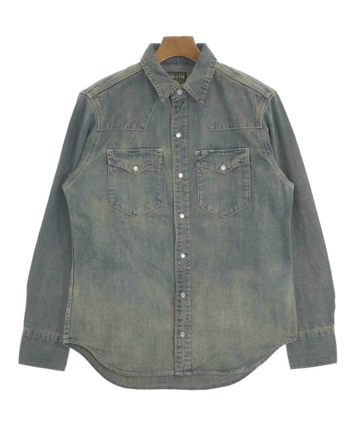 HEATH（ヒース）カジュアルシャツ 紺 サイズ:M メンズ/2200635431103
