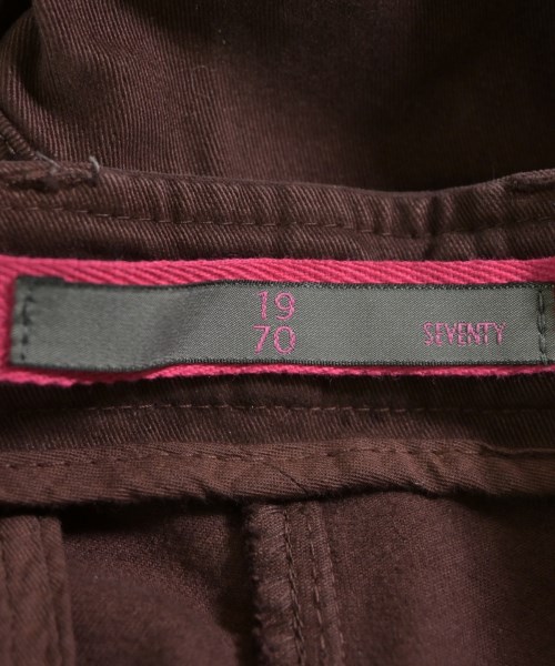 SEVENTY（セブンティー）チノパン 赤 サイズ:38(S位) レディース/2200618960033