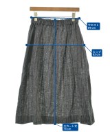 MUKU（ムク）ロング・マキシ丈スカート グレー サイズ:-(M位) レディース/2200637925259